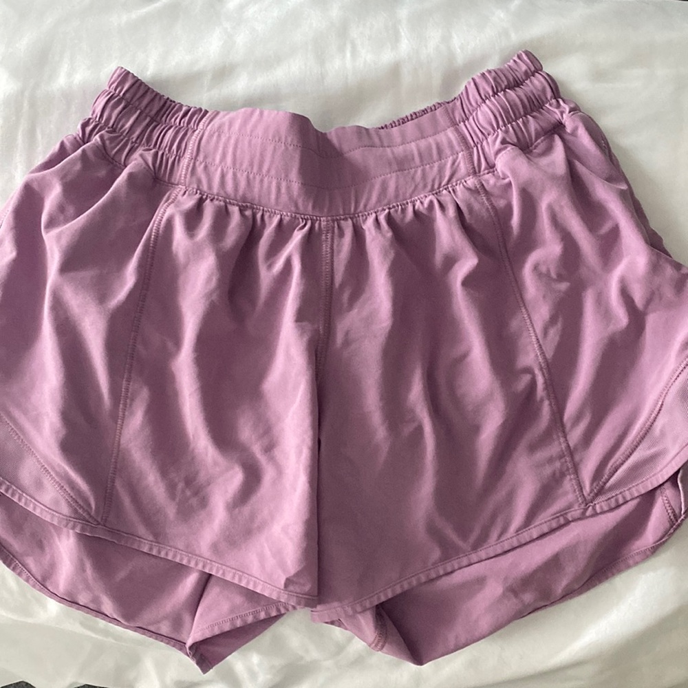 Lululemon Hotty Hot Grape Shorts